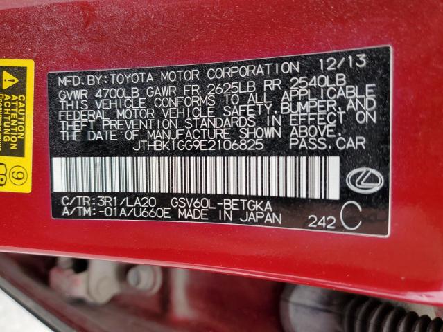 Продажа на аукционе авто 2014 Lexus Es 350, vin: JTHBK1GG9E2106825, номер лота: 54138243