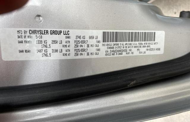 Продаж на аукціоні авто 2010 Volkswagen Routan Sel, vin: 2V4RW5DX0AR324556, номер лоту: 52122993