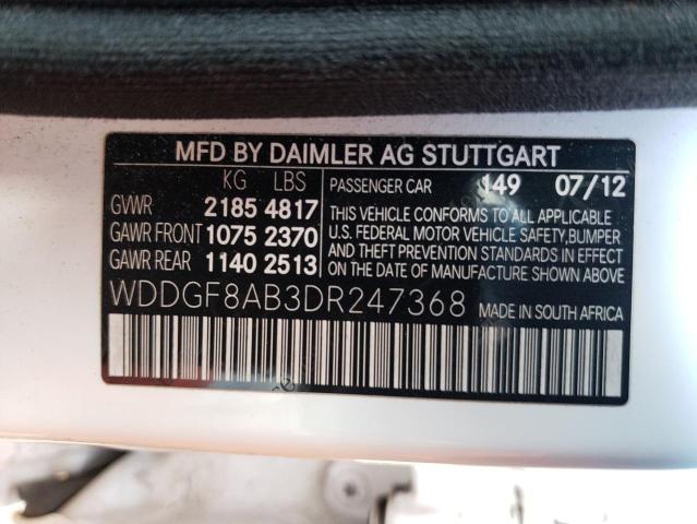 Aukcja sprzedaży 2013 Mercedes-benz C 300 4matic, vin: WDDGF8AB3DR247368, numer aukcji: 53274163