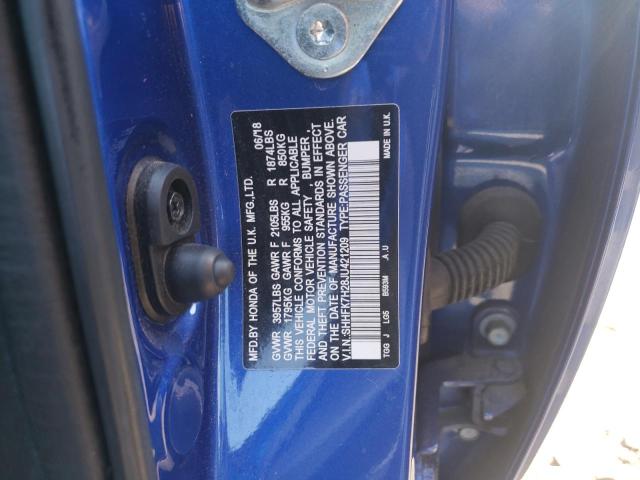 Продажа на аукционе авто 2018 Honda Civic Lx, vin: SHHFK7H28JU421209, номер лота: 52266503