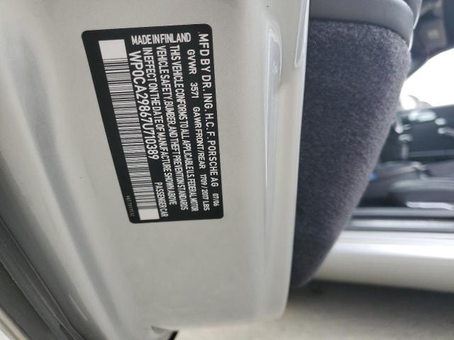 Aukcja sprzedaży 2007 Porsche Boxster, vin: WP0CA29867U710389, numer aukcji: 52913493