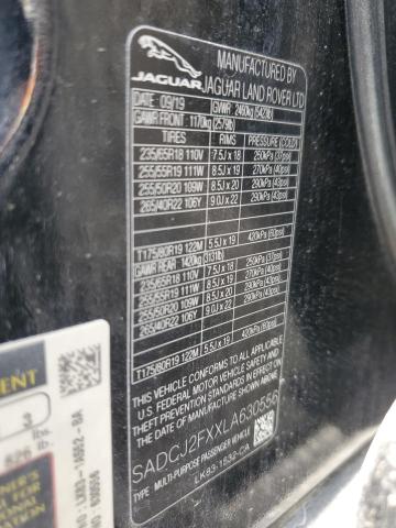 Aukcja sprzedaży 2020 Jaguar F-pace Premium, vin: SADCJ2FXXLA630556, numer aukcji: 55730544