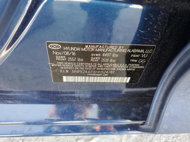 Aukcja sprzedaży 2017 Hyundai Sonata Se, vin: 5NPE24AF8HH524781, numer aukcji: 54284934