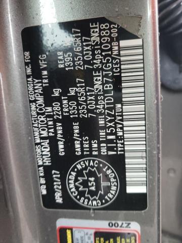 Продажа на аукционе авто 2018 Hyundai Santa Fe Sport, vin: 5XYZTDLB7JG510988, номер лота: 53096124
