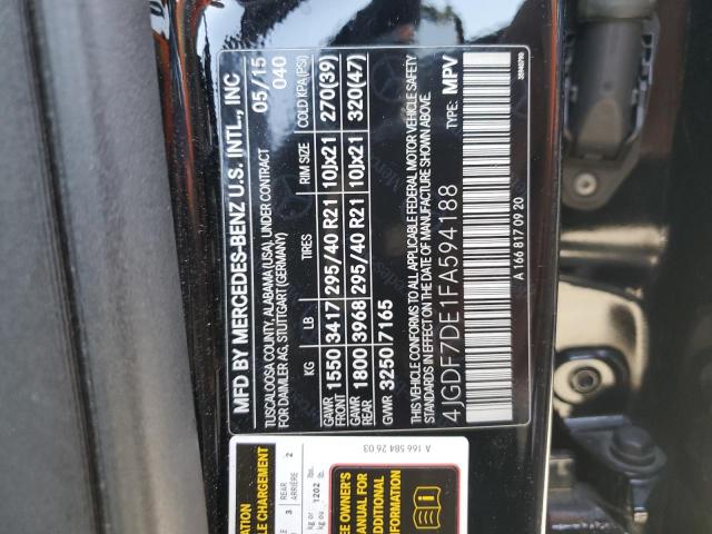 Продажа на аукционе авто 2015 Mercedes-benz Gl 550 4matic, vin: 4JGDF7DE1FA594188, номер лота: 54407324