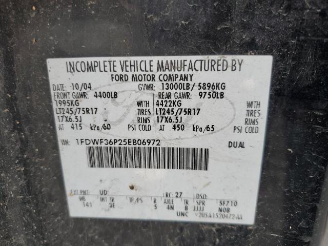 53462414 :رقم المزاد ، 1FDWF36P25EB06972 vin ، 2005 Ford F350 Super مزاد بيع