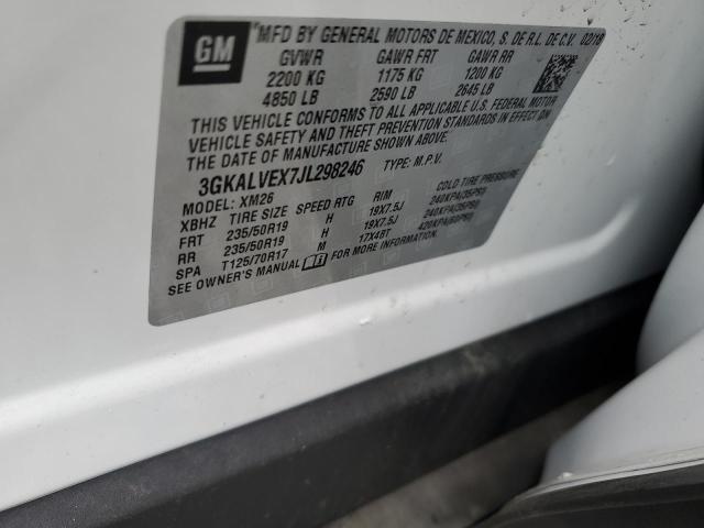 Aukcja sprzedaży 2018 Gmc Terrain Slt, vin: 3GKALVEX7JL298246, numer aukcji: 53452874