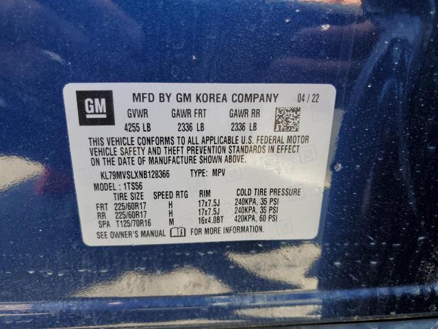 Продаж на аукціоні авто 2022 Chevrolet Trailblazer Activ, vin: KL79MVSLXNB128366, номер лоту: 53492044