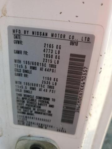 Aukcja sprzedaży 2019 Nissan Nv200, vin: 3N6CM0KN7KK690557, numer aukcji: 53483824