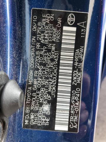 Продажа на аукционе авто 2010 Toyota Prius, vin: JTDKN3DU0A0194331, номер лота: 55397884