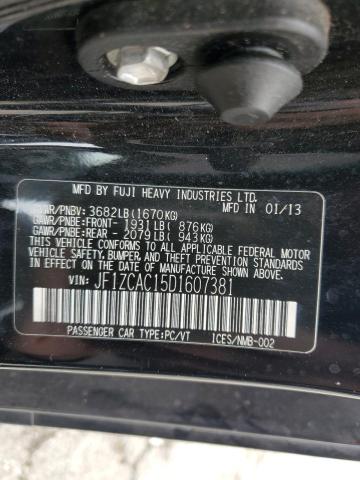 55635774 :رقم المزاد ، JF1ZCAC15D1607381 vin ، 2013 Subaru Brz 2.0 Limited مزاد بيع