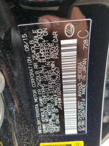 Продажа на аукционе авто 2016 Lexus Es 300h, vin: JTHBW1GG9G2105567, номер лота: 53599924