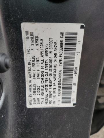 Auction sale of the 2009 Acura Tl, vin: 19UUA86599A006839, lot number: 54038124