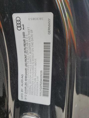 2013 Audi S5 Prestige მანქანა იყიდება აუქციონზე, vin: WAUVGAFR2DA029235, აუქციონის ნომერი: 54987484