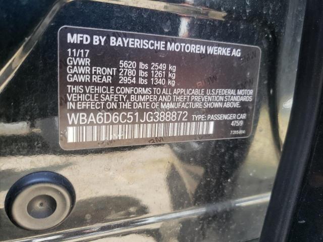 Aukcja sprzedaży 2018 Bmw Alpina B6, vin: WBA6D6C51JG388872, numer aukcji: 53438634