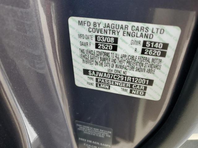 Продаж на аукціоні авто 2009 Jaguar Xf Supercharged, vin: SAJWA07C291R12001, номер лоту: 52605084