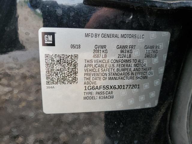 Aukcja sprzedaży 2018 Cadillac Ats, vin: 1G6AF5SX6J0177201, numer aukcji: 57075604