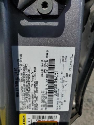 Aukcja sprzedaży 2013 Ford Fusion Se Hybrid, vin: 3FA6P0LU1DR165751, numer aukcji: 53844494