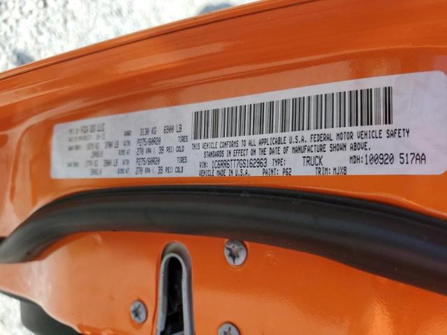 Aukcja sprzedaży 2016 Ram 1500, vin: 1C6RR6TT7GS162963, numer aukcji: 53415344