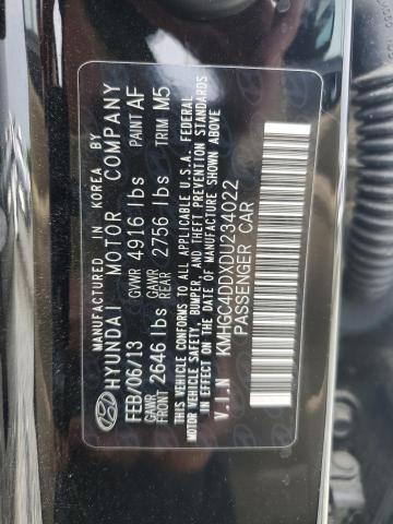 Aukcja sprzedaży 2013 Hyundai Genesis 3.8l, vin: KMHGC4DDXDU234022, numer aukcji: 53488224
