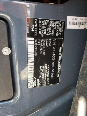 Продажа на аукционе авто 2021 Mercedes-benz Sprinter 2500, vin: W1Y40CHY0MT071650, номер лота: 52884574