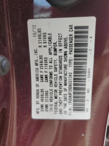 Aukcja sprzedaży 2013 Acura Tl, vin: 19UUA8F26DA001340, numer aukcji: 52144674