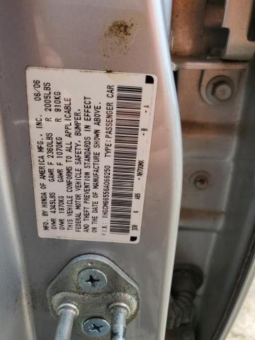 2006 Honda Accord Ex მანქანა იყიდება აუქციონზე, vin: 1HGCM66556A066250, აუქციონის ნომერი: 56381024