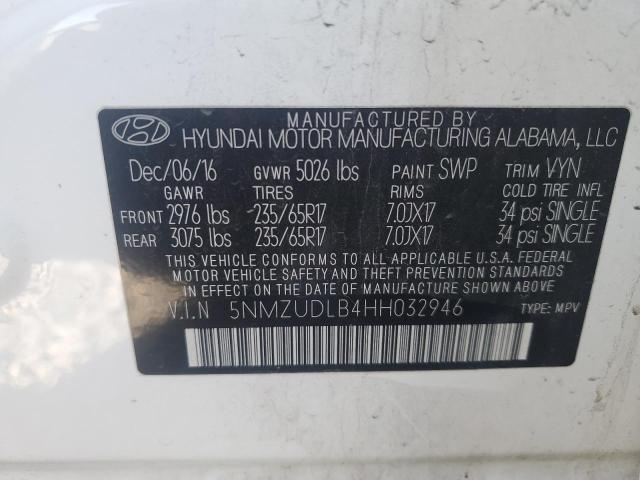 Продажа на аукционе авто 2017 Hyundai Santa Fe Sport, vin: 5NMZUDLB4HH032946, номер лота: 52958094