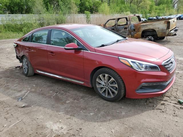 53416694 :رقم المزاد ، 5NPE34AF6GH359115 vin ، 2016 Hyundai Sonata Sport مزاد بيع