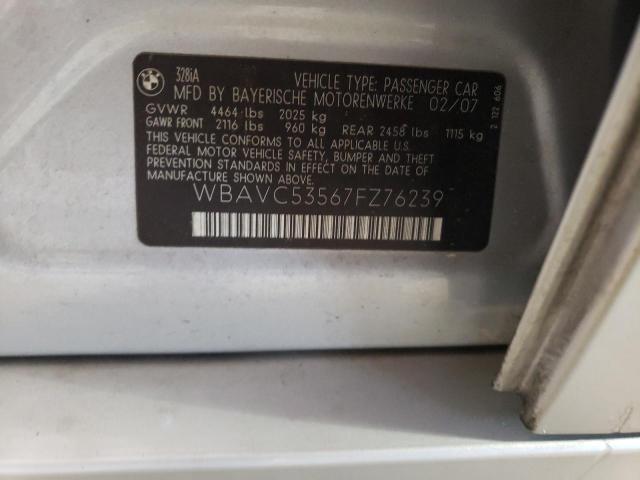 Продажа на аукционе авто 2007 Bmw 328 I Sulev, vin: WBAVC53567FZ76239, номер лота: 55804604