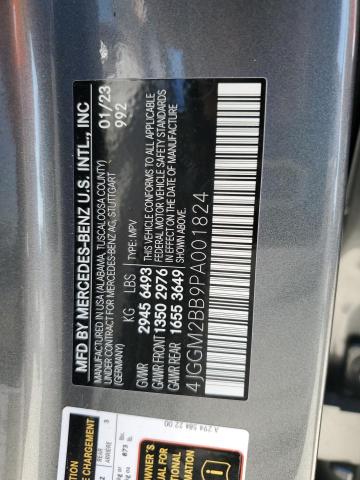 Продажа на аукционе авто 2023 Mercedes-benz Eqe Suv, vin: 4JGGM2BB9PA001824, номер лота: 54066424