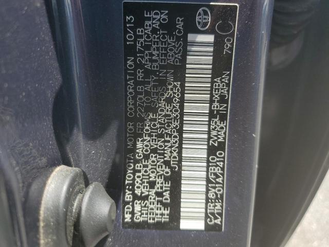 2014 Toyota Prius Plug-in მანქანა იყიდება აუქციონზე, vin: JTDKN3DP3E3049654, აუქციონის ნომერი: 56230174