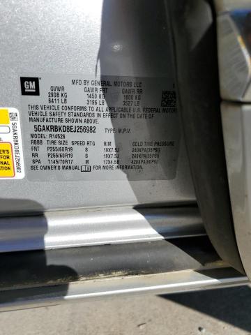 55688304 :رقم المزاد ، 5GAKRBKD8EJ256982 vin ، 2014 Buick Enclave مزاد بيع