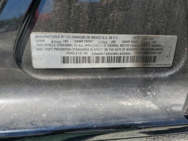 Продаж на аукціоні авто 2009 Volkswagen Jetta Se, vin: 3VWRM71K69M142686, номер лоту: 56894394