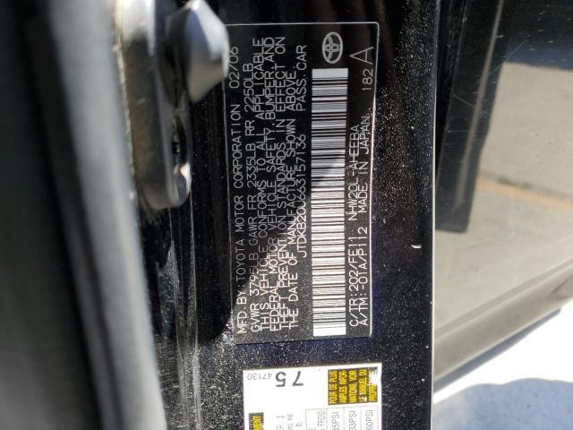 Aukcja sprzedaży 2006 Toyota Prius, vin: JTDKB20U663157136, numer aukcji: 56464974