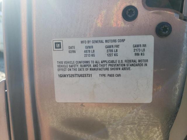 Aukcja sprzedaży 1996 Cadillac Seville Sts, vin: 1G6KY5297TU823731, numer aukcji: 55135534