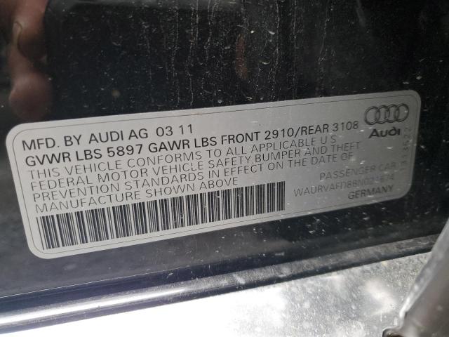 54139624 :رقم المزاد ، WAURVAFD8BN021674 vin ، 2011 Audi A8 مزاد بيع