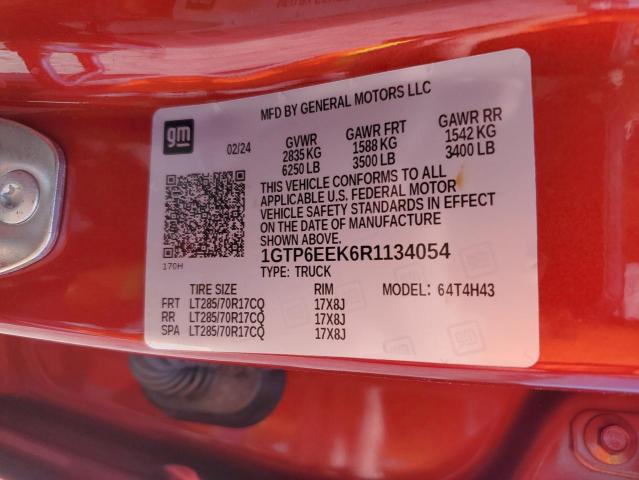Продаж на аукціоні авто 2024 Gmc Canyon, vin: 1GTP6EEK6R1134054, номер лоту: 56806804