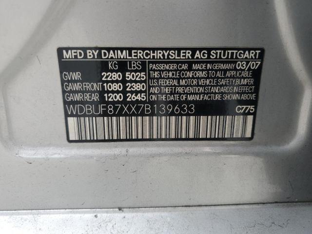 Продаж на аукціоні авто 2007 Mercedes-benz E 350 4matic, vin: WDBUF87XX7B139633, номер лоту: 53700374