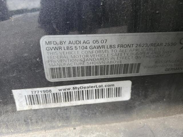 2007 Audi A6 მანქანა იყიდება აუქციონზე, vin: WAUAH74F07N166033, აუქციონის ნომერი: 53506374