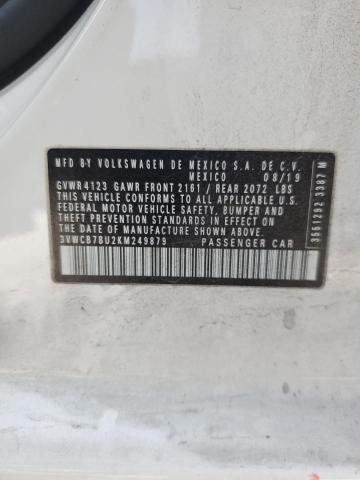 Продаж на аукціоні авто 2019 Volkswagen Jetta S, vin: 3VWCB7BU2KM249879, номер лоту: 53612044