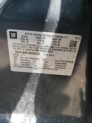 2013 Chevrolet Equinox Ls მანქანა იყიდება აუქციონზე, vin: 2GNALBEK1D6395120, აუქციონის ნომერი: 55177624