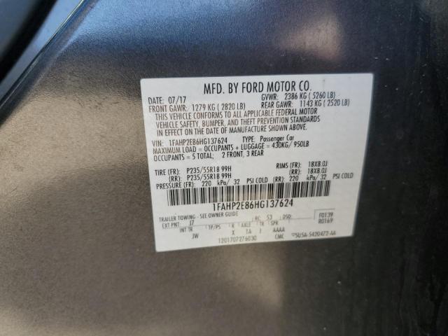 Aukcja sprzedaży 2017 Ford Taurus Sel, vin: 1FAHP2E86HG137624, numer aukcji: 55939964