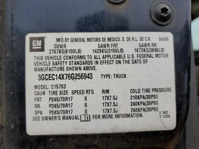 Продажа на аукционе авто 2006 Chevrolet Silverado C1500, vin: 3GCEC14X76G256943, номер лота: 55351414