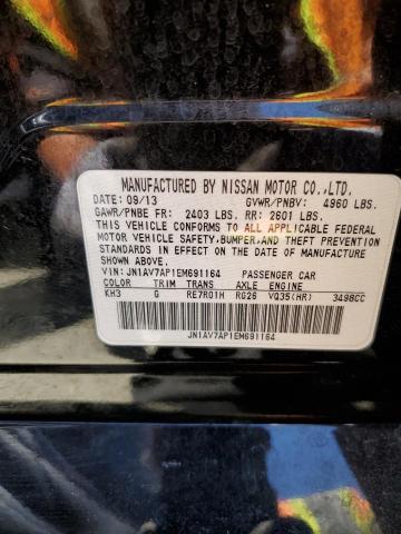 Aukcja sprzedaży 2014 Infiniti Q50 Hybrid Premium, vin: JN1AV7AP1EM691164, numer aukcji: 54000204
