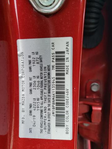 Продаж на аукціоні авто 2019 Mazda 3 Premium, vin: JM1BPBNM6K1135945, номер лоту: 54978954