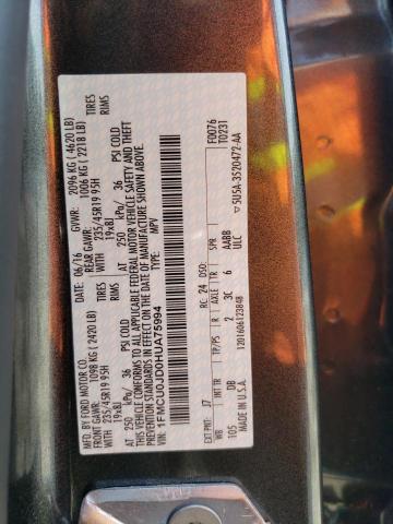 Продаж на аукціоні авто 2017 Ford Escape Titanium, vin: 1FMCU0JD0HUA75994, номер лоту: 55111964