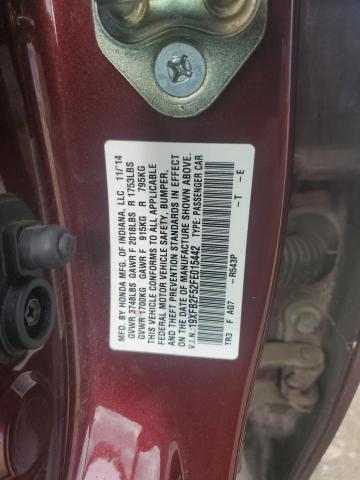 Aukcja sprzedaży 2015 Honda Civic Lx, vin: 19XFB2F52FE015442, numer aukcji: 55302234