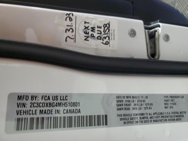 Aukcja sprzedaży 2021 Dodge Charger Sxt, vin: 2C3CDXBG4MH510801, numer aukcji: 53260644