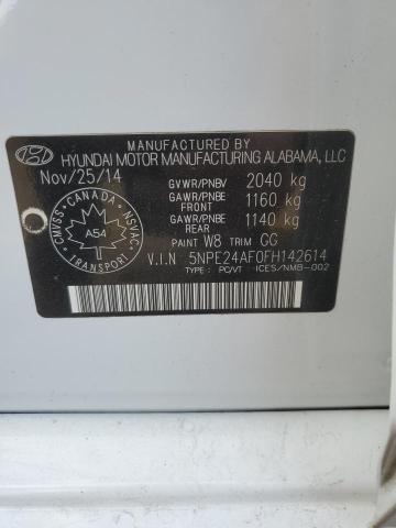 Aukcja sprzedaży 2015 Hyundai Sonata, vin: 5NPE24AF0FH142614, numer aukcji: 56749024